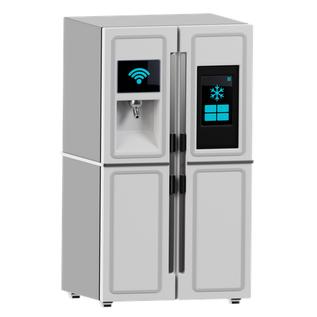 Smart Fridge  3D Icon