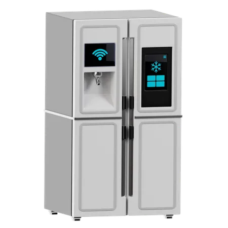 Smart Fridge  3D Icon