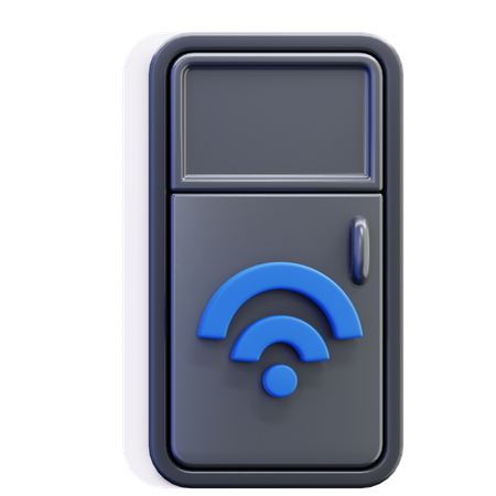 Smart Fridge  3D Icon