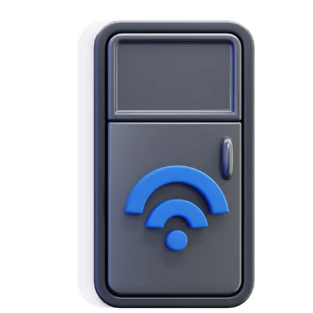 Smart Fridge  3D Icon