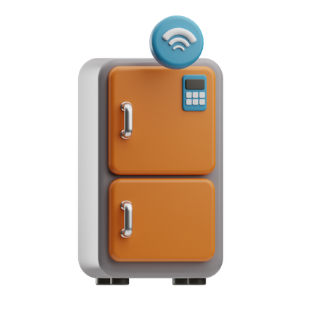 Smart Fridge  3D Icon