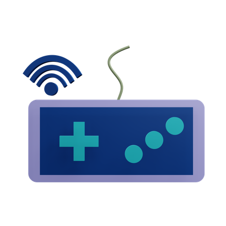 Smart game pad  3D Icon