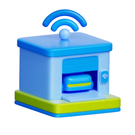 Garage intelligent  3D Icon
