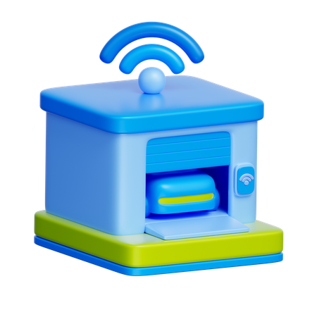 Smart Garage  3D Icon