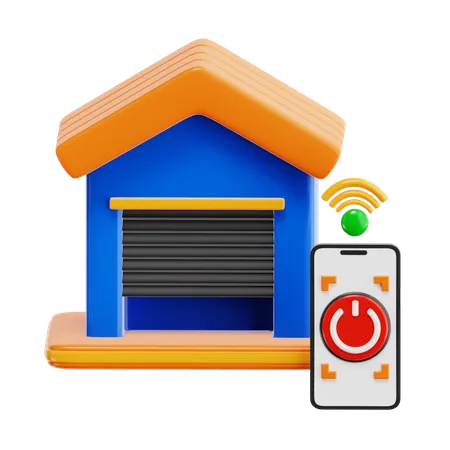 Smart Garage  3D Icon