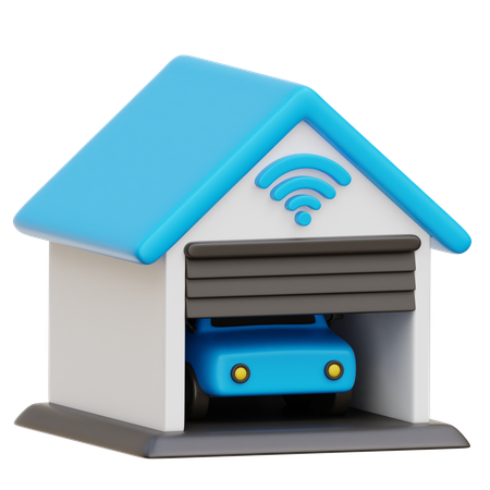 Smart Garage  3D Icon