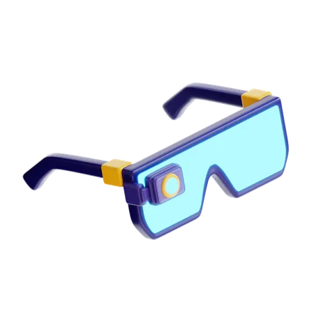 3 D Rendering Smart Glasses Icon 3D Icon
