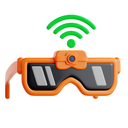 Smart Glasses  3D Icon