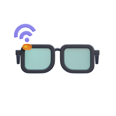 Smart Glasses  3D Icon