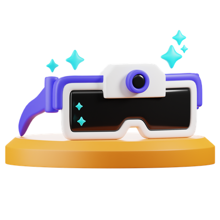 Smart Glasses  3D Icon