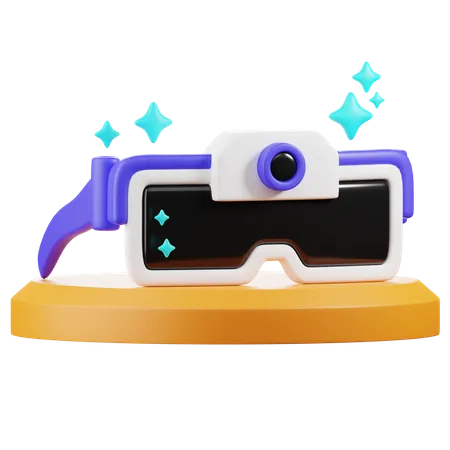 Smart Glasses  3D Icon