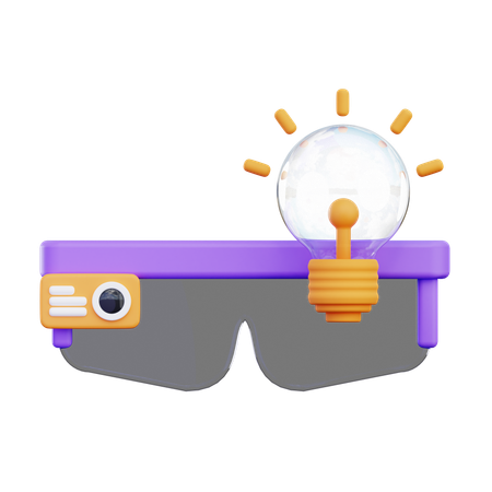 Smart Glasses  3D Icon