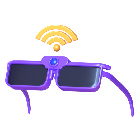 Smart Glasses  3D Icon