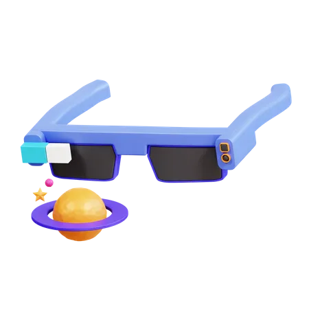 Smart Glasses  3D Icon