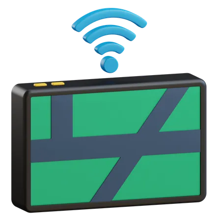 GPS intelligent  3D Icon