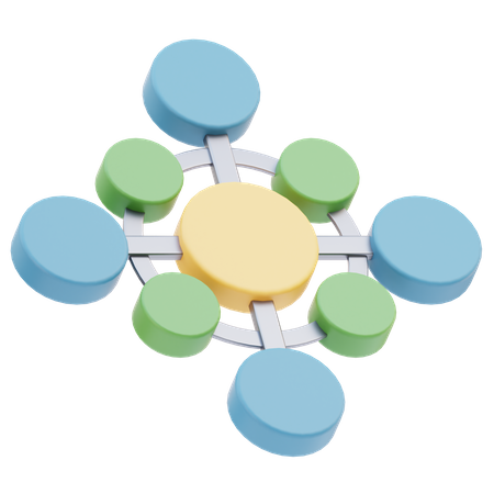 Smart Grid  3D Icon