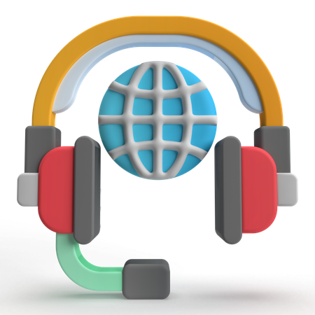 Smart Headphone  3D Icon