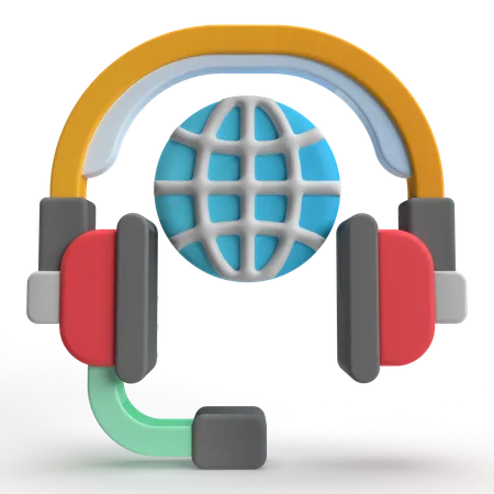 Smart Headphone  3D Icon