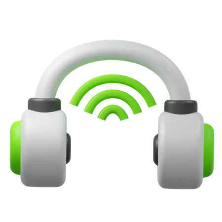 Smart Headphone  3D Icon