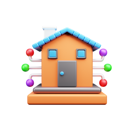 Smart Home  3D Icon
