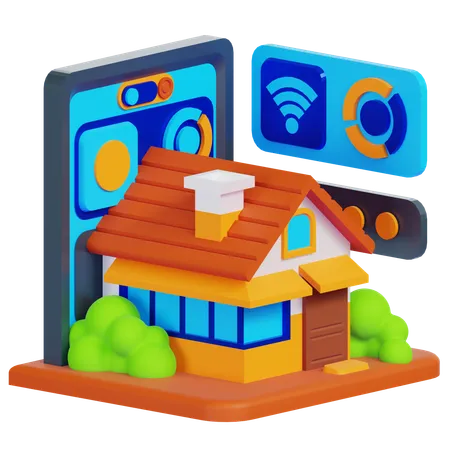 SMART HOME  3D Icon