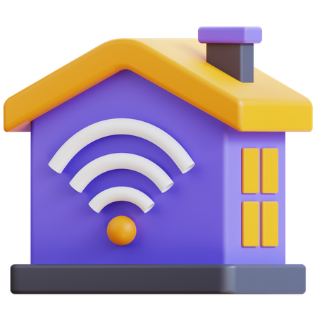 똑똑한 집  3D Icon