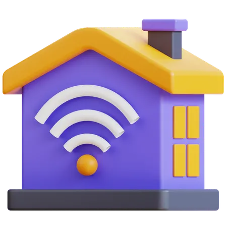 똑똑한 집  3D Icon