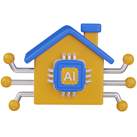 Intelligentes Zuhause  3D Icon