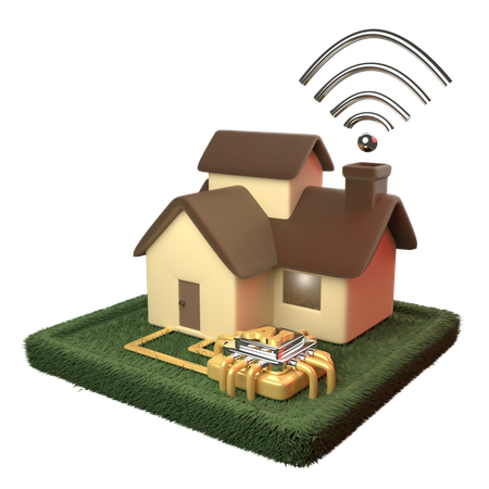 Smart Home  3D Icon