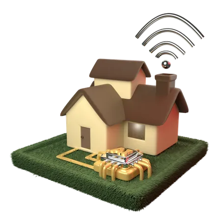 Smart Home  3D Icon