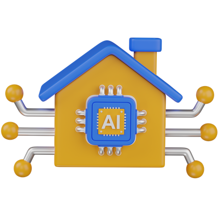 Smart home  3D Icon