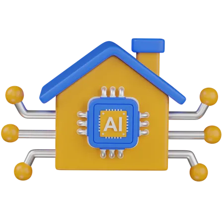 Smart home  3D Icon