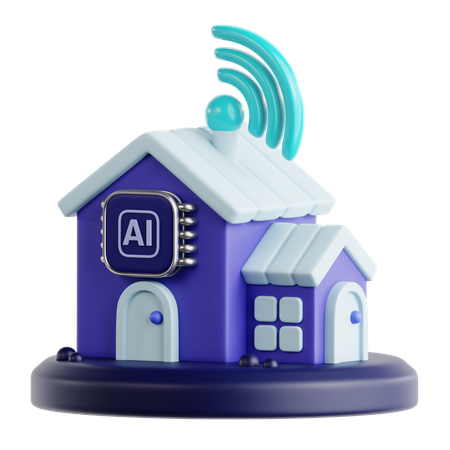 Smart Home  3D Icon