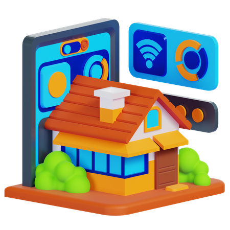 SMART HOME  3D Icon