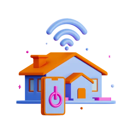 Smart Home  3D Icon