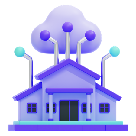 Smart Home  3D Icon