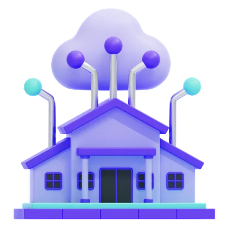Smart Home  3D Icon