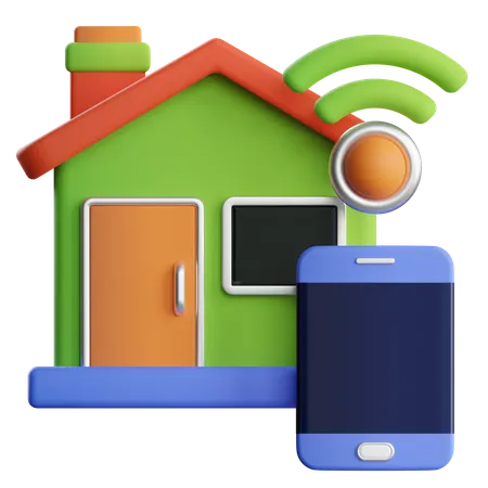 Smart Home  3D Icon