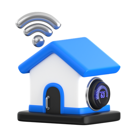 Smart Home  3D Icon