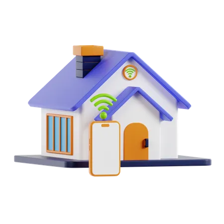 Smart Home  3D Icon