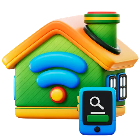 Smart Home  3D Icon