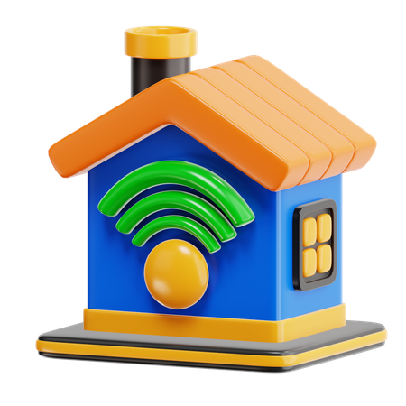 Smart Home  3D Icon