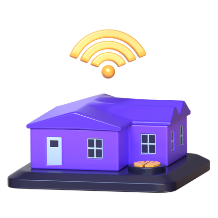 Smart Home  3D Icon