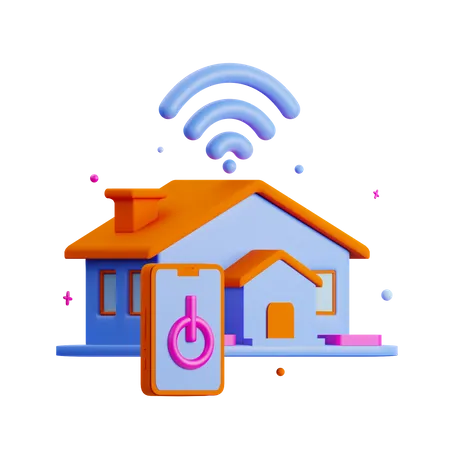 Smart Home  3D Icon