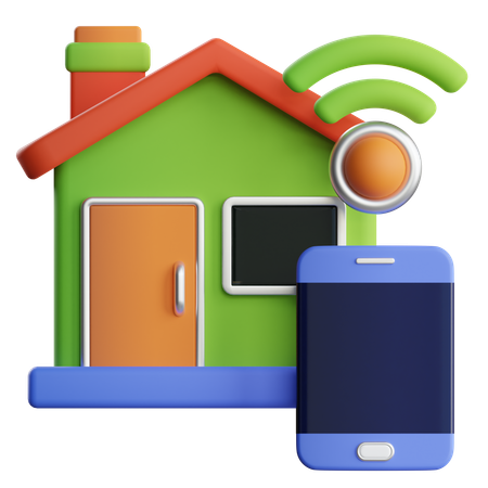 Smart Home  3D Icon