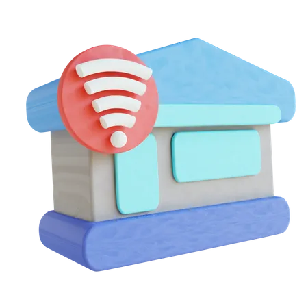 Smart Home  3D Illustration