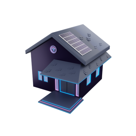 Smart Home  3D Illustration