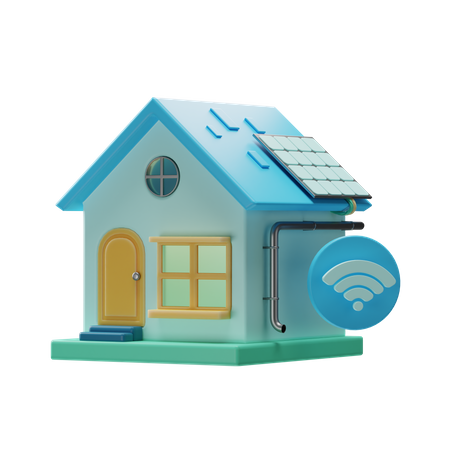 Smart Home 3D Illustration