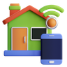 smart home emoji 3d