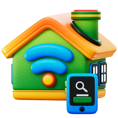 Smart Home 3D Icon